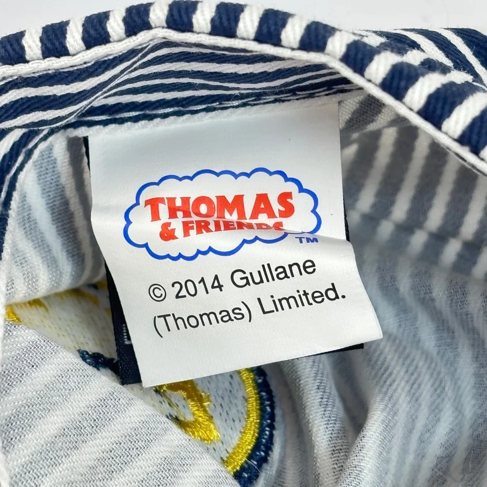 Thomas & Friends Train Conductor Hat Blue Pin Stripe Embroidered Kids Halloween